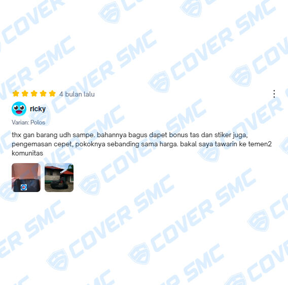 Testimoni pelanggan Cover SMC 8