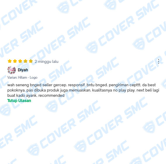 Testimoni pelanggan Cover SMC 12
