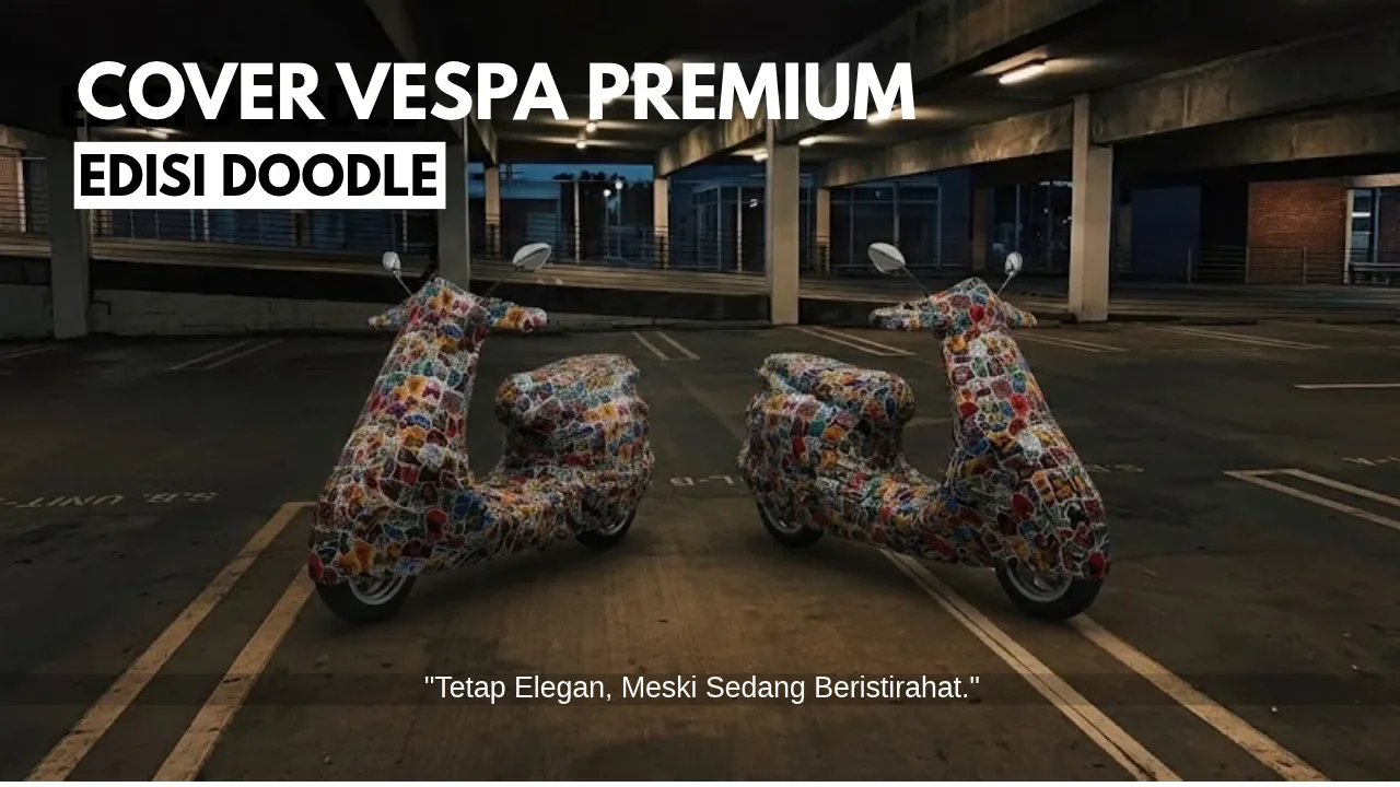 Seni dan Proteksi Berpadu: Cover Vespa Premium Edisi Doodle dari Cover SMC