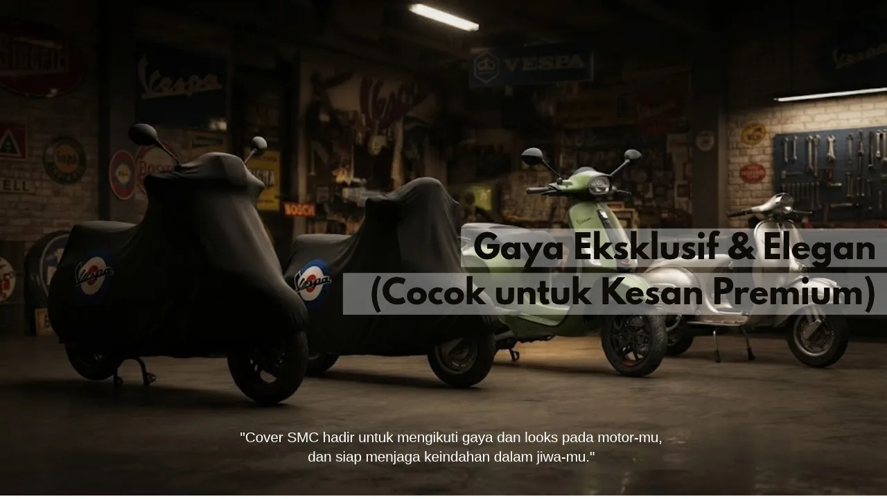 Menjaga Pesona Vespa di Garasi: Perlindungan Eksklusif dan Elegan Bersama COVER SMC