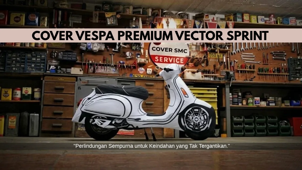 Proteksi Maksimal dan Elegan: Cover Vespa Premium Vector Sprint dari Cover SMC